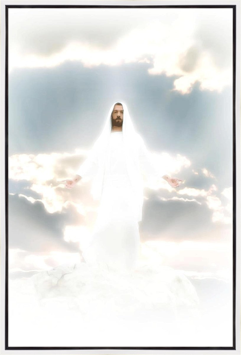 Behold My Beloved Son - Hear Him Gallery Wrap Canvas Art - Inspirational Christian Wall Decor for Home, Church & Office