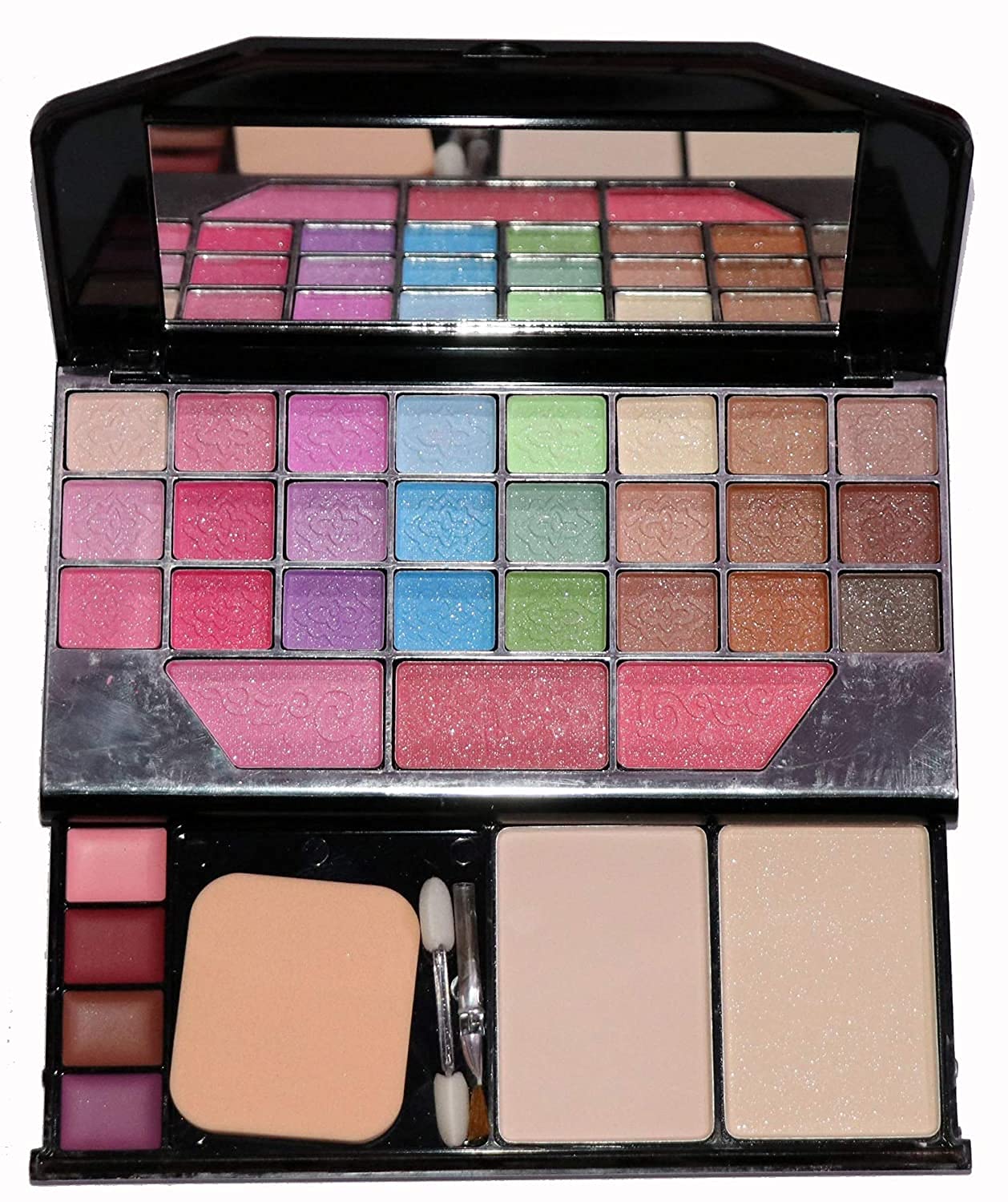 Fozzby Beggie TYA 6155 Makeup Kit - 24 Eyeshadow Shades, 1 Eyeliner, 5 Brushes, 1 Kajal & 1 Eyebrow Pencil | Complete Cosmetic Set for Professional Makeup & Everyday Beauty Looks