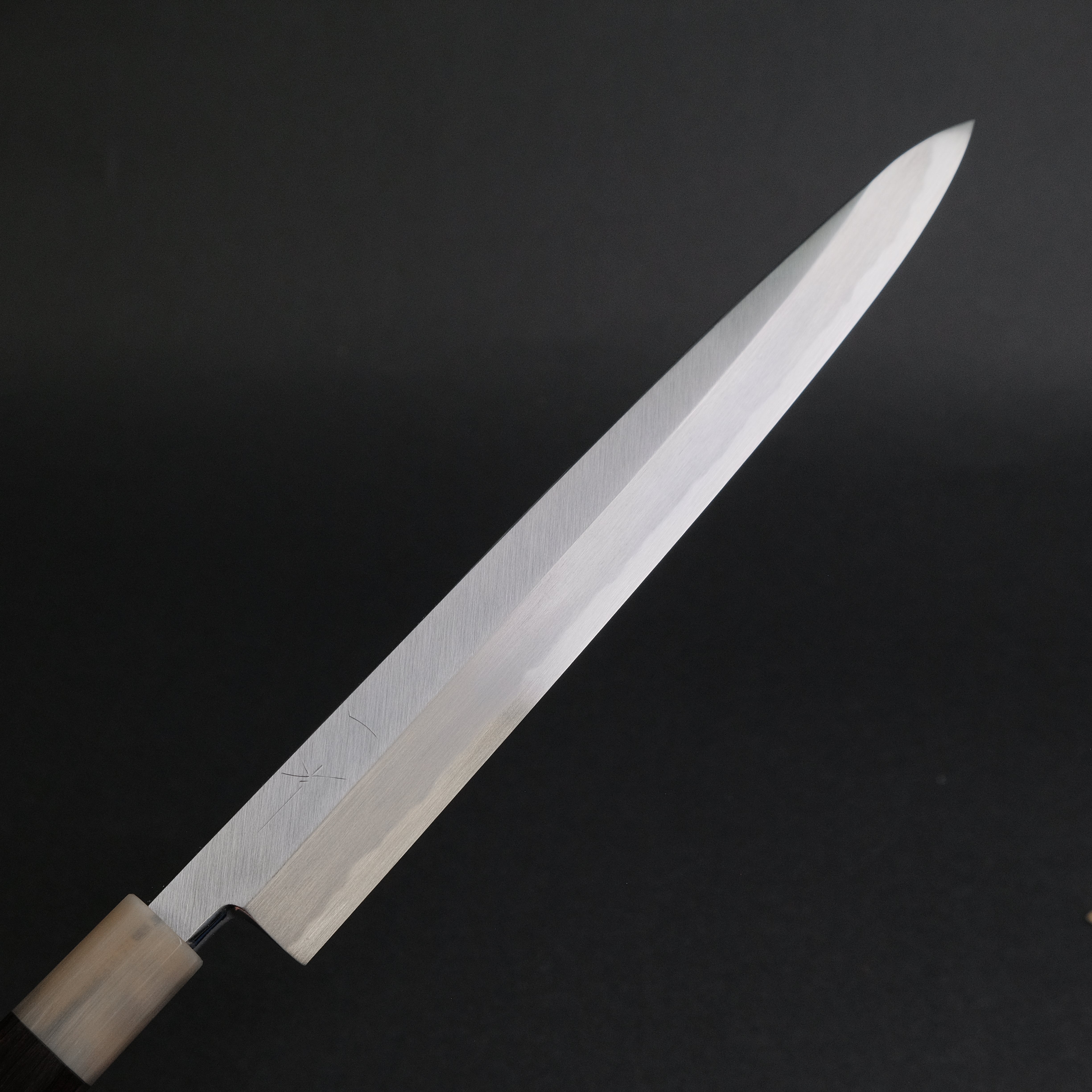 Hitohira Tanaka Manzo White #2 Yanagiba 270mm Japanese Sushi Knife with Ebony Wood Handle & Saya - Premium Sashimi & Sushi Chef's Knife for Professional Kitchen & Home Cooking