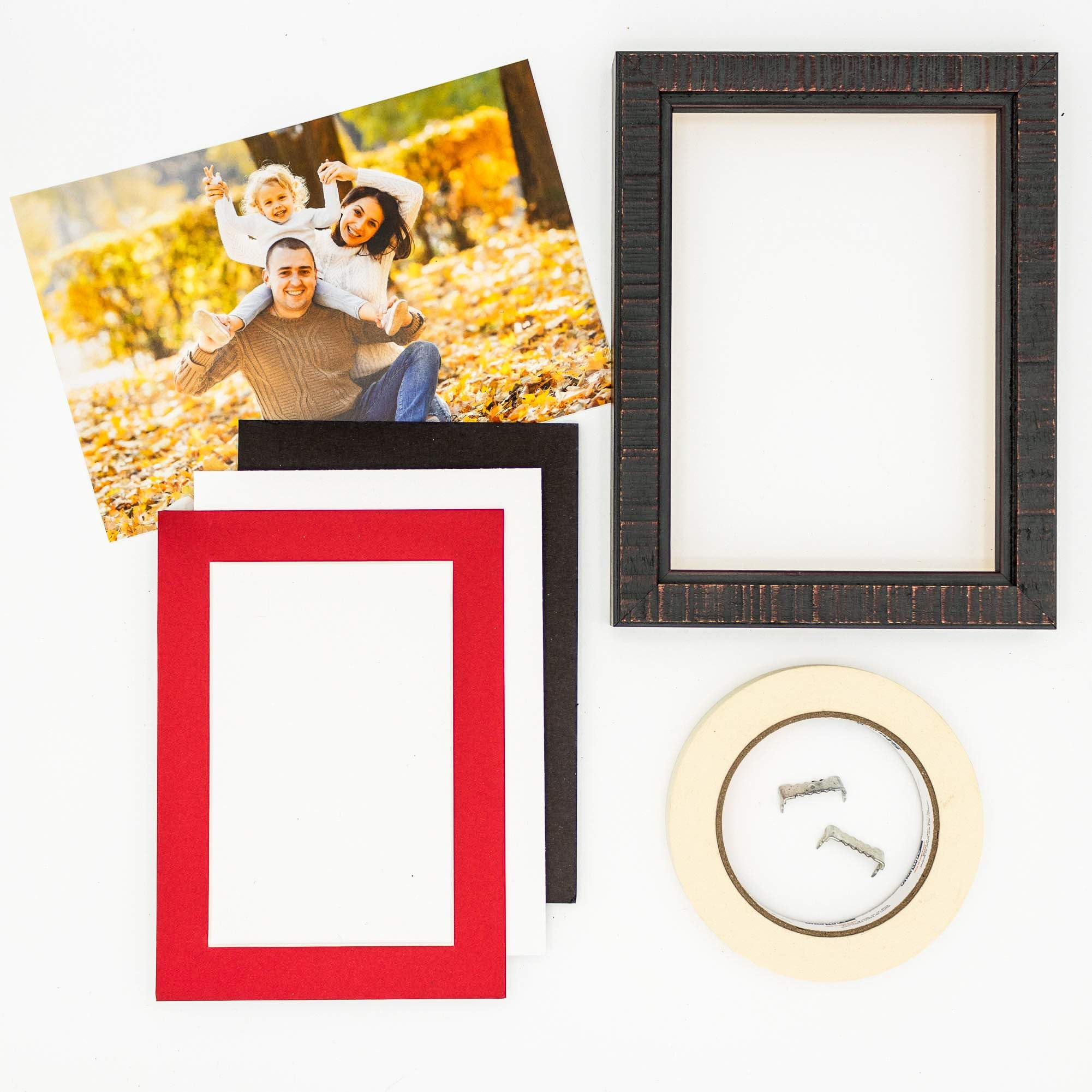 24x36 Acid-Free Cardinal Red Precut Matboard with Backing Board - Bevel Cut for 20x24 Photos - 4-Ply Thickness - Includes Crystal Clear Self-Seal Photo Mat Bag - Perfect for Picture Framing, Art Displays, and Photo Preservation