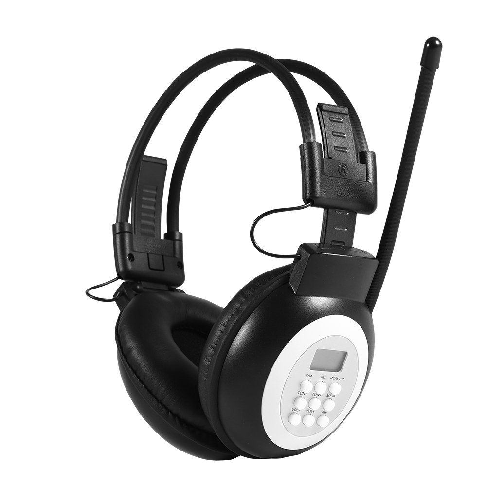 Premium Over-Ear Foldable Wireless/Wired Headphones with Active Noise Cancellation & HiFi Sound | Built-in FM Radio & LCD Display | Perfect for Home Audio Rooms, Study Centers, Online Classes & Office Work