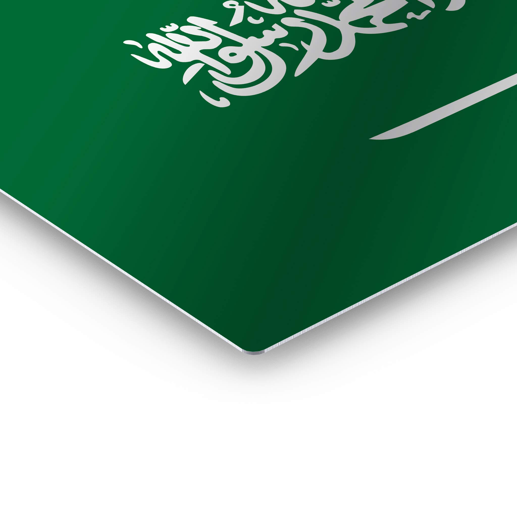 Saudi Arabia Flag Metal Wall Art - 30x40 Inch Modern Home Decor, Ready to Hang, Made in USA | Perfect for Office, Living Room, Dorm, Bedroom, Kitchen, Man Cave, Sports Club & Bar Decor