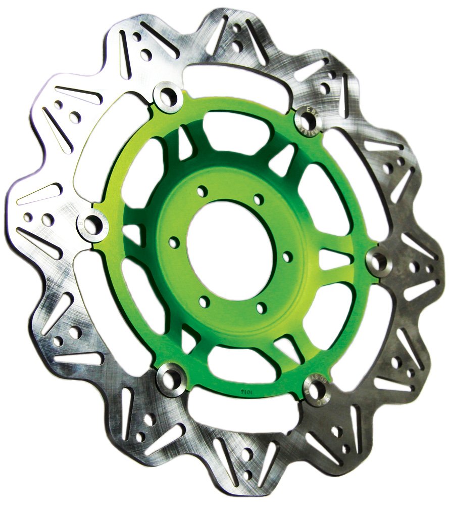EBC Brakes VR4132GRN Green Vee-Rotors - High Performance Brake Rotors for Cars, Trucks & SUVs | Perfect for Racing, Off-Road & Daily Driving