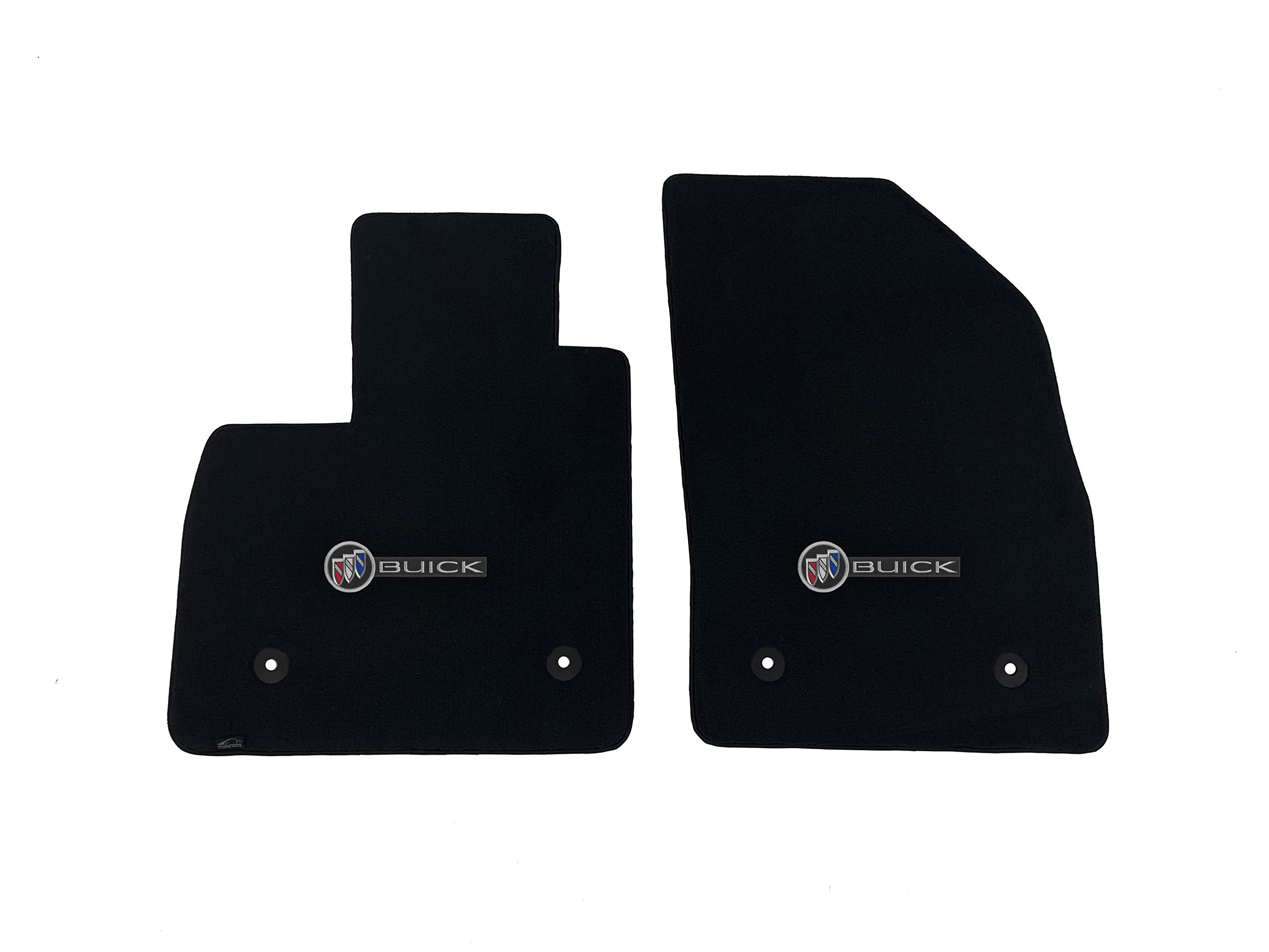 Premium Custom-Fit Carpeted Floor Mats for Buick Envision 2021-2023 - Luxury Car Floor Liners (Charcoal, 2-Piece Front Set) - Perfect for All-Weather Protection & Enhanced Interior Style