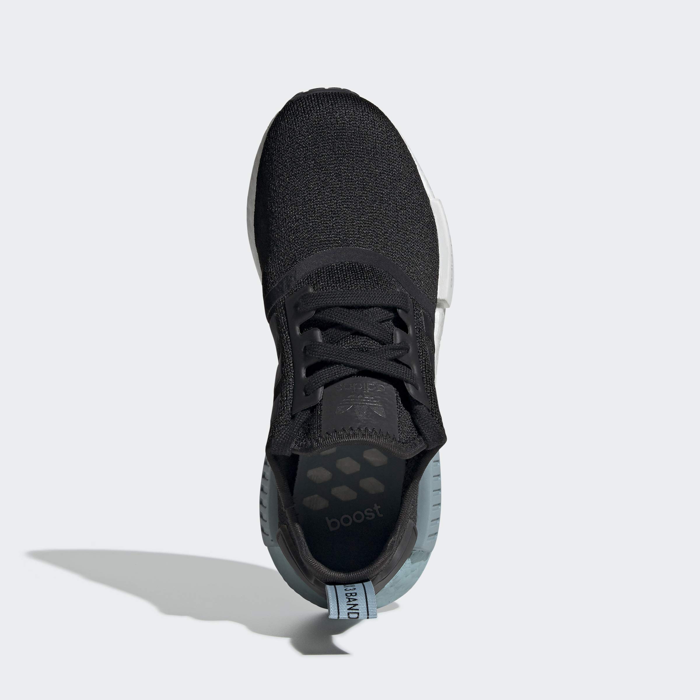adidas Originals Women's NMD_R1 Sandals - Black/Ash Grey | Comfortable Athletic Slides for Running, Gym & Casual Wear | Size 11 US