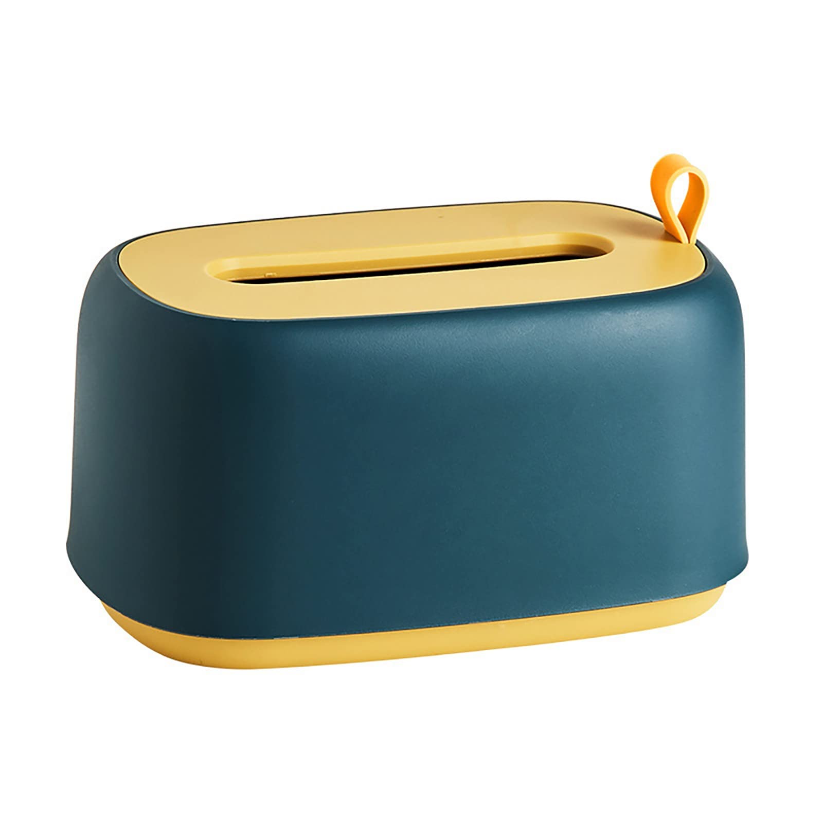 Wall Mounted Tissue Box Holder - Foldable Steel Frame for Bathroom & Desktop Use