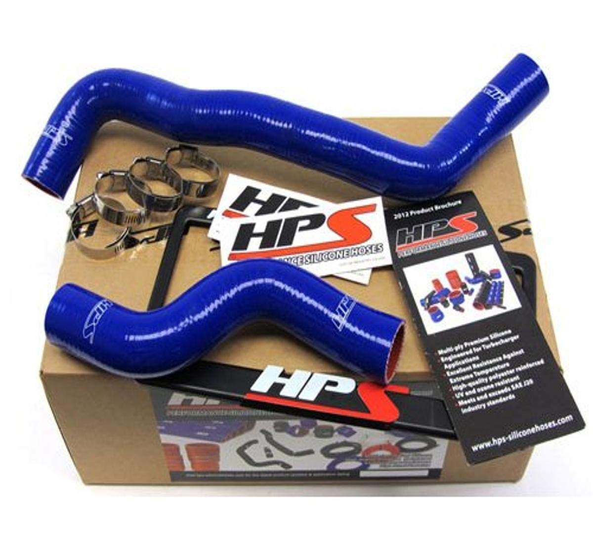 HPS 57-1054-BLUE Silicone Radiator Hose Kit Compatible with Nissan Sentra - High Performance Cooling System Upgrade for Daily Driving & Racing