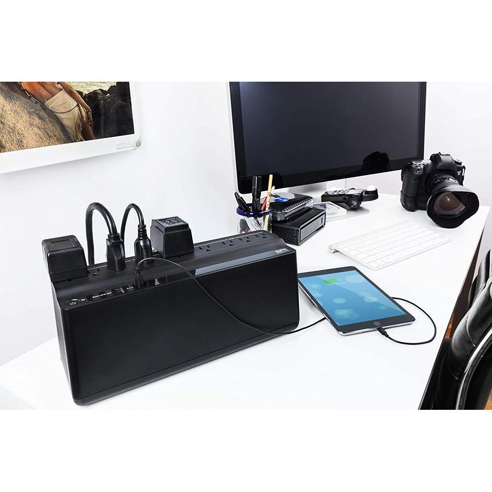 APC BE850G2 UPS Battery Backup & Surge Protector - 850VA/510W Uninterruptible Power Supply for Home Office, Computer, Router & Electronics | Power Outage Protection & Voltage Regulation
