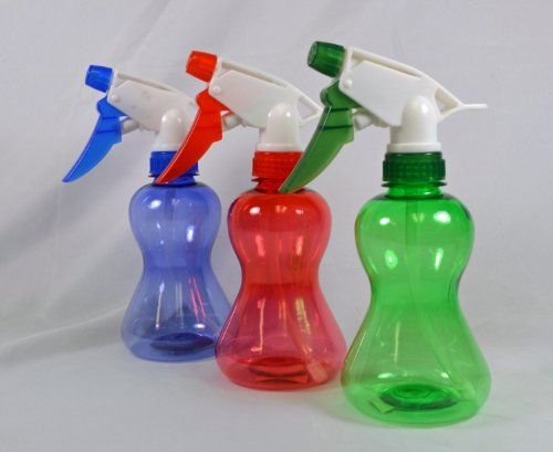 3-Pack 12 Oz Empty Plastic Spray Bottles with Vibrant Colors - Durable & Multi-Purpose for Cleaning, Gardening, Hair Care & DIY Projects