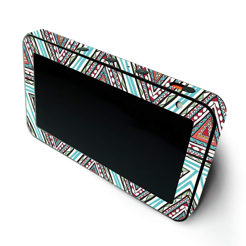 MightySkins Protective Vinyl Wrap for Amazon Echo Show 5 (1st & 2nd Gen) - Aztec Pyramids Design | Easy to Apply & Remove | Made in USA | Customizable Decal for Home & Office Decor