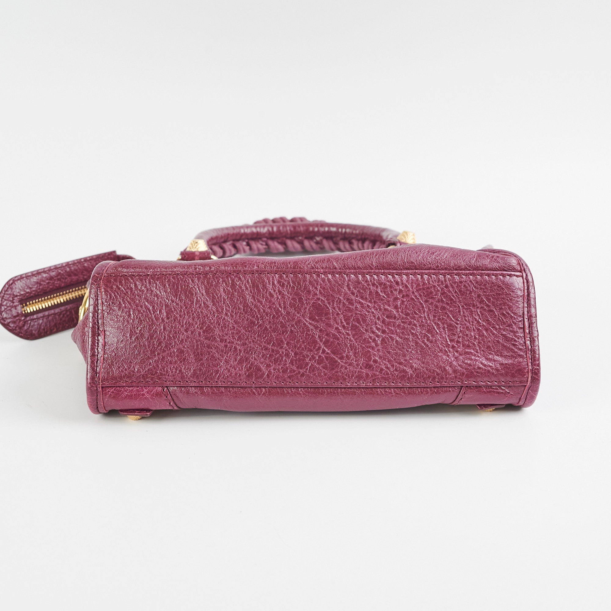 Balenciaga City Mini Crossbody Bag in Burgundy Leather - Stylish & Compact for Everyday Use, Travel, and Night Out