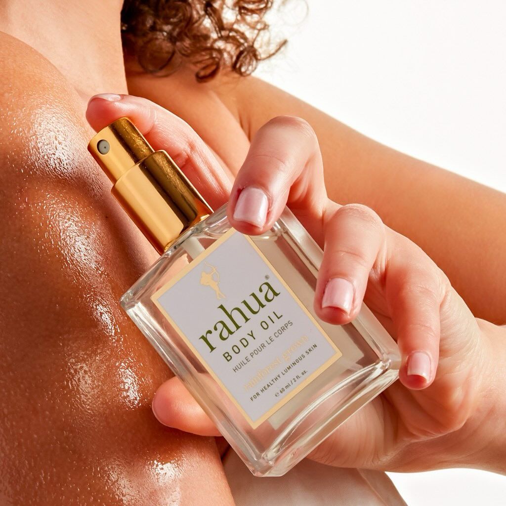 Rahua Hydrating Body Oil for Dry Skin - Organic & Natural Moisturizer for Women & Men - Perfect for Daily Hydration, Massage & Aromatherapy