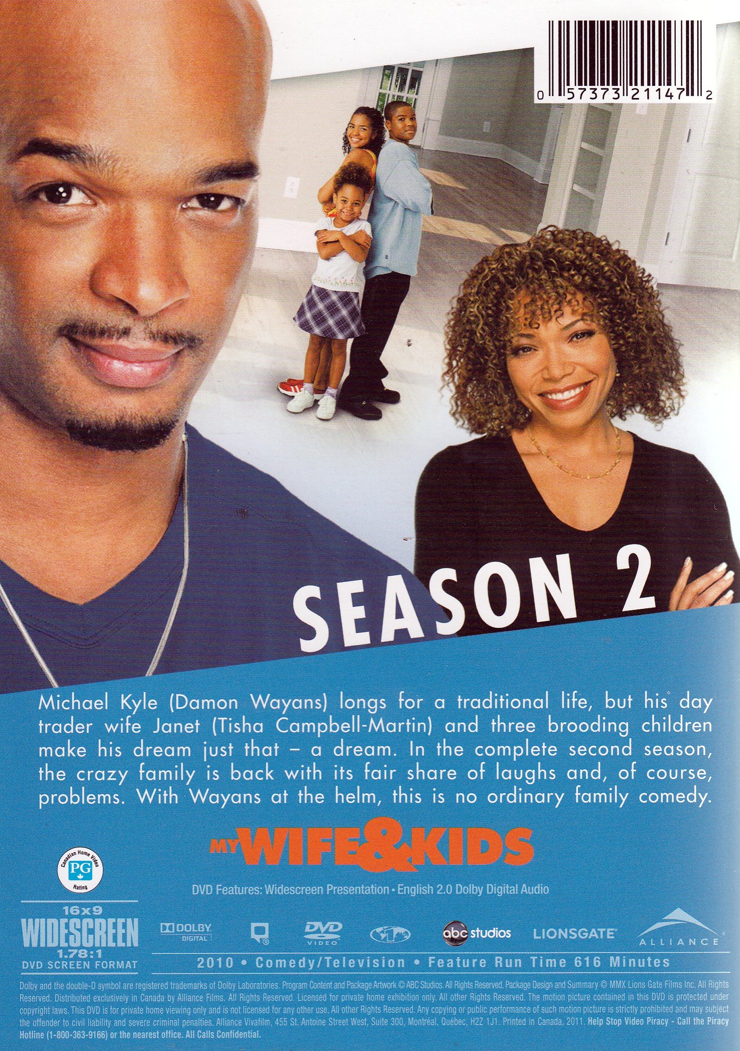 My Wife & Kids: Season 2 DVD - Complete Episodes | Family Comedy TV Show | Perfect for Home Entertainment & Gift Giving