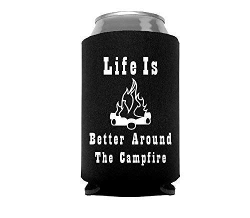 Insulated Beer Bottle & Can Cooler - Camping, BBQ, Tailgating Accessories for Adults - Perfect for Outdoor Parties & Campfire Gatherings