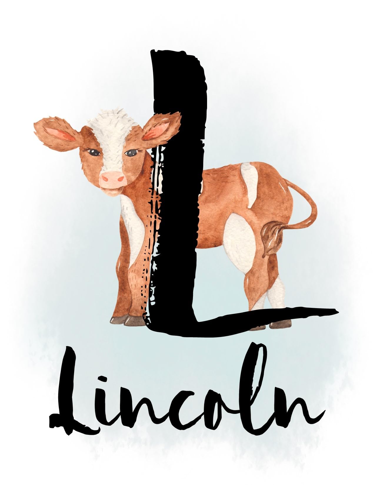 Personalized Farm Cow Nursery Decor Set of 3 Unframed Farmhouse Prints - We Will Love You Till The Cows Come Home - Perfect for Baby Shower Gifts, Kids Room Wall Art & Farmhouse Themed Nursery Decor