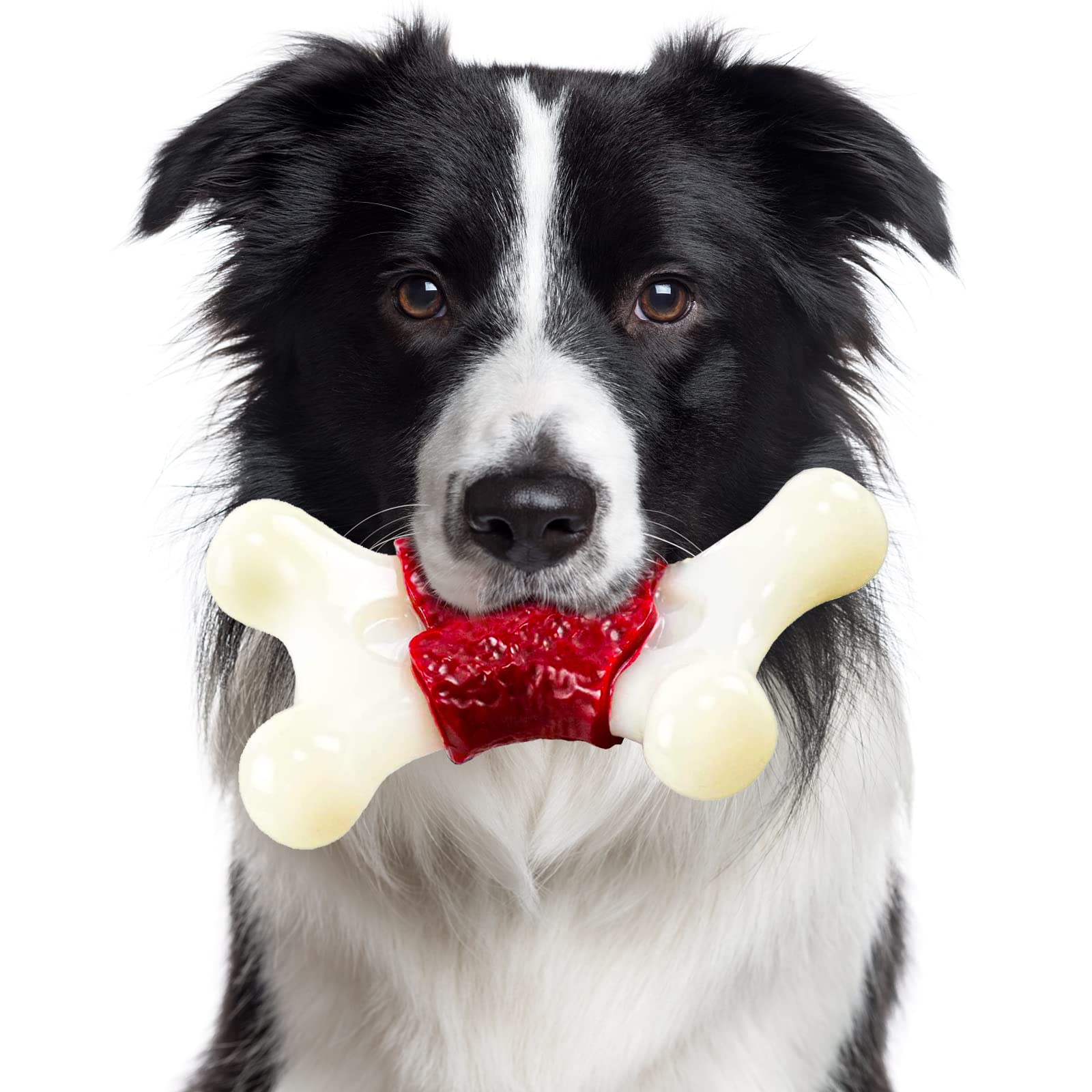 Indestructible Alligator Dog Chew Toys for Aggressive Chewers - Milk Flavor - Large Breed Playtime