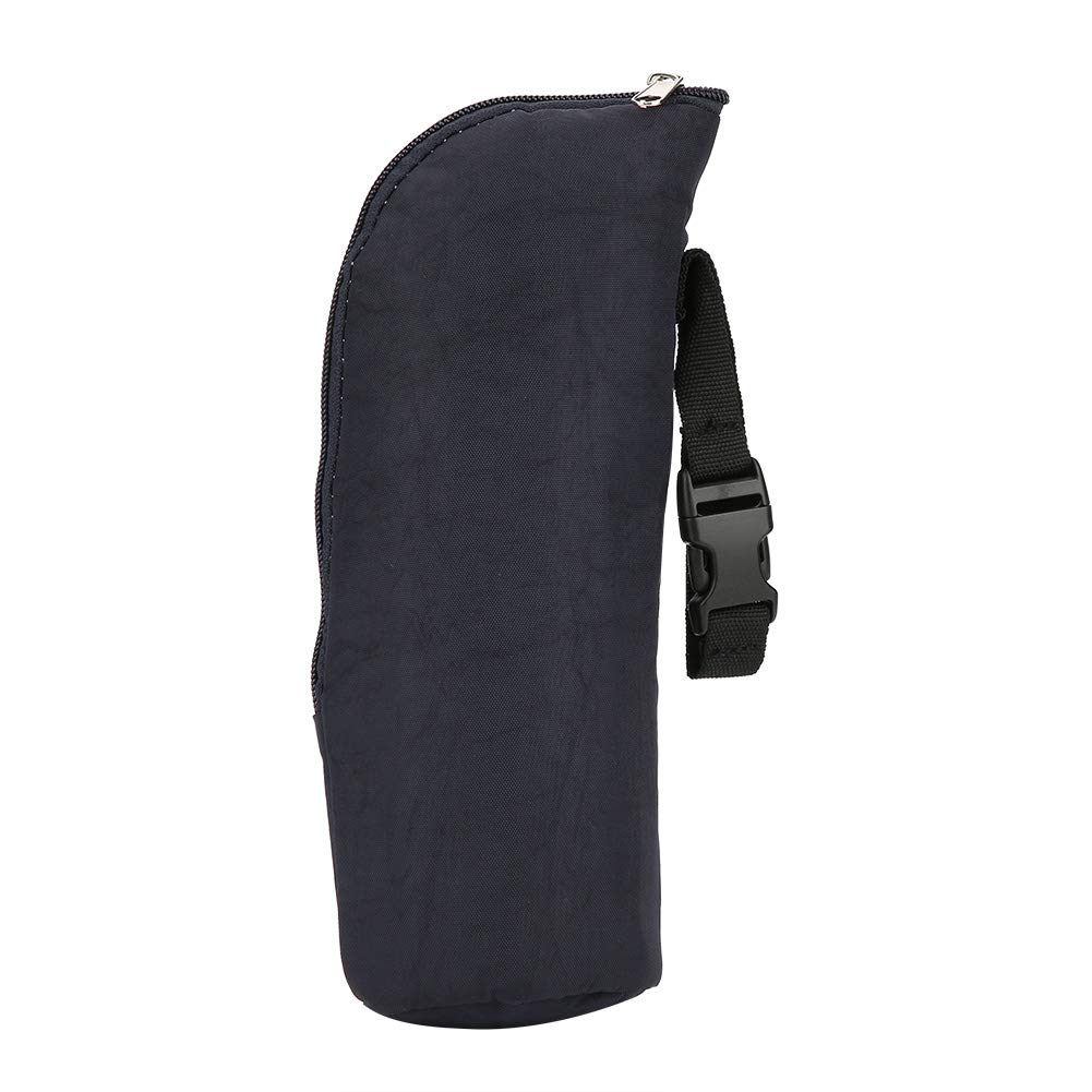 FTVOGUE Insulated Bottle Bags - Thermal Water Bottle Holder & Warmer for Baby Feeding, Stroller Hanging Carrier (3.15 x 3.15 x 9.45 inches) - Perfect for Travel, Picnics & Keeping Drinks Warm On-The-Go