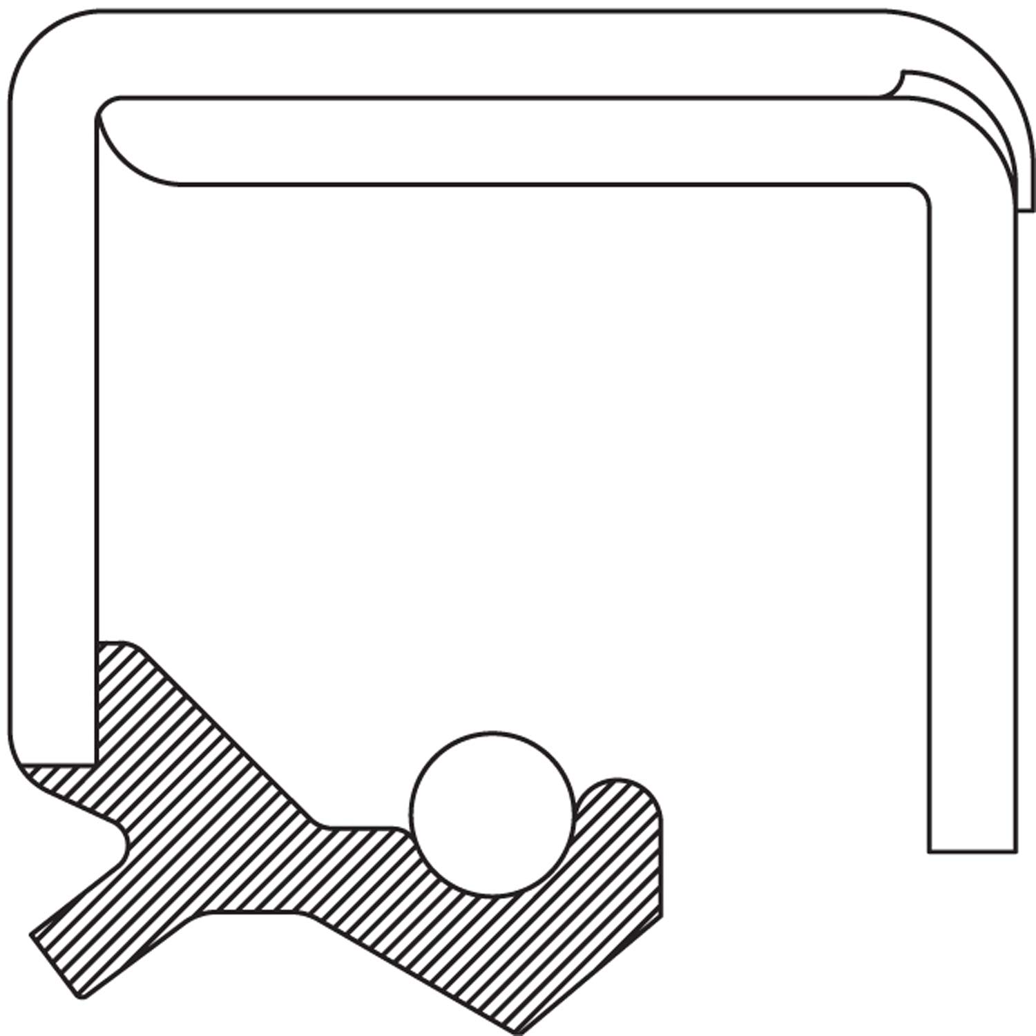 National 410085 Manual Transmission Output Shaft Seal - Replacement Part for Smooth Gear Shifting in Cars & Trucks