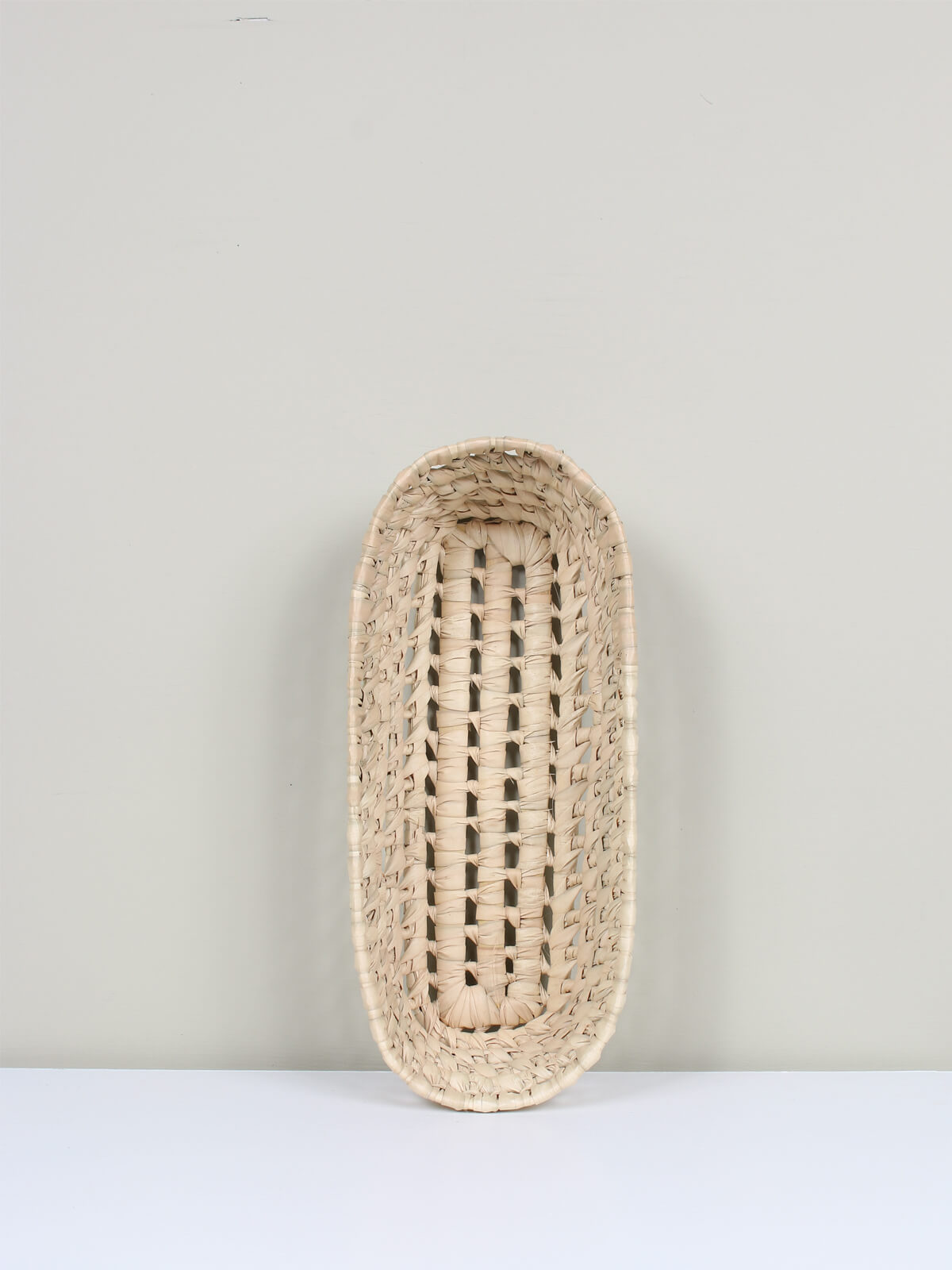 Long Open Weave Storage Trays - Bamboo Organizer Bins for Pantry, Bathroom & Closet Organization - Perfect for Fruits, Vegetables, Toys & Home Decor