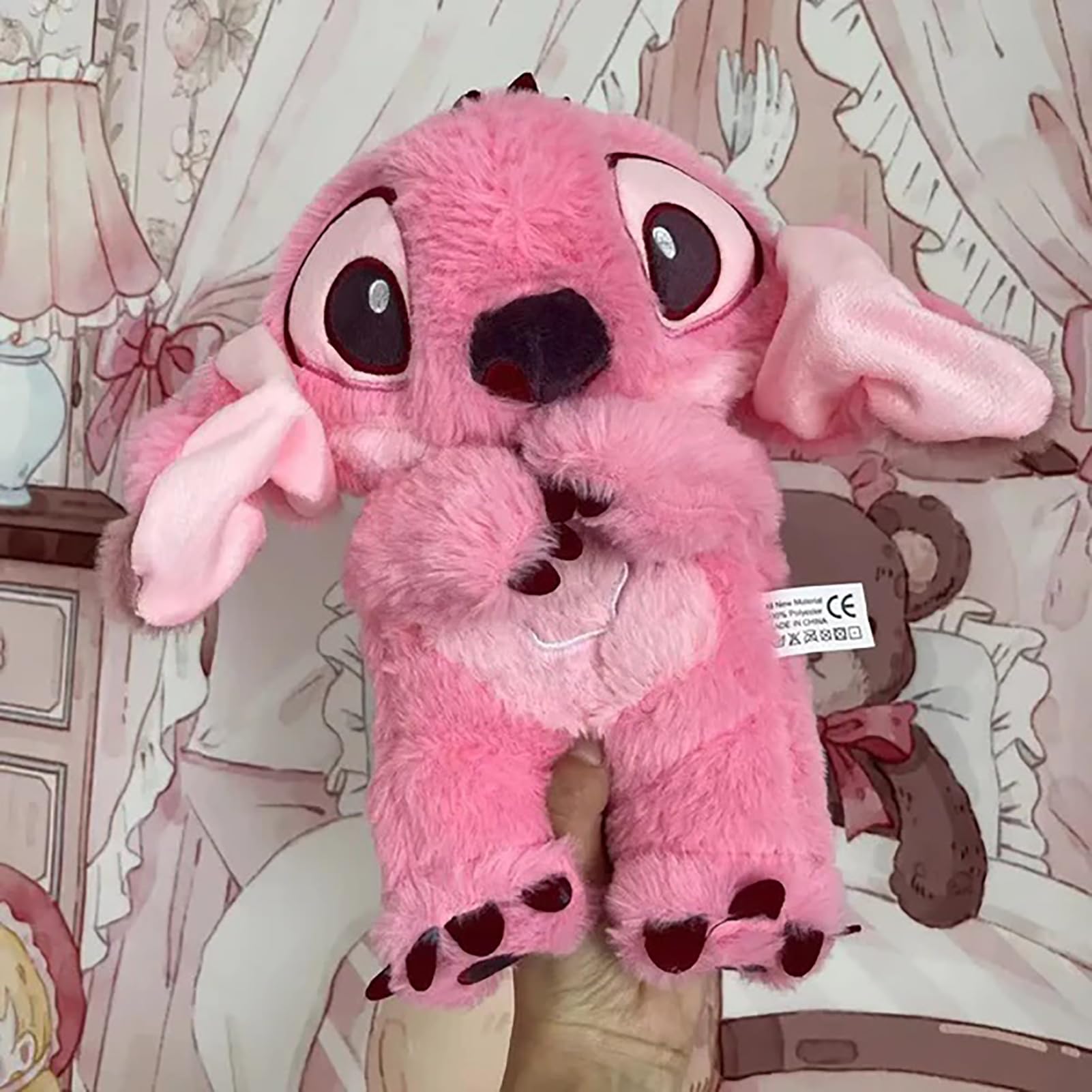Stitch Plush Toy with Breathing Motion & Soothing Music - Soft Night Light for Babies, Kids Bedtime Comfort - Cuddly Stitch Musical Stuffed Animal for Nursery, Gift & Sleep Aid