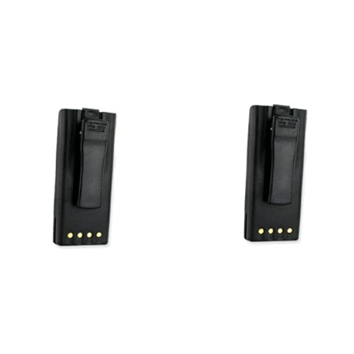 Synergy Digital 2-Way Radio Battery - Compatible with Bendix King BP0100LI & KAA0100 (Li-ion 11V 1900mAh) - 2-Pack Replacement Batteries for Emergency, Construction & Outdoor Communication
