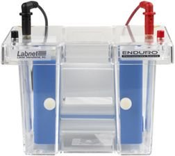 Enduro E2010-P2 PAGE 2D Electrophoresis System - 8cm Gel Length, 10 Tubes/Run Capacity, 19x13x15cm Tank - Ideal for Protein Separation & Molecular Biology Research