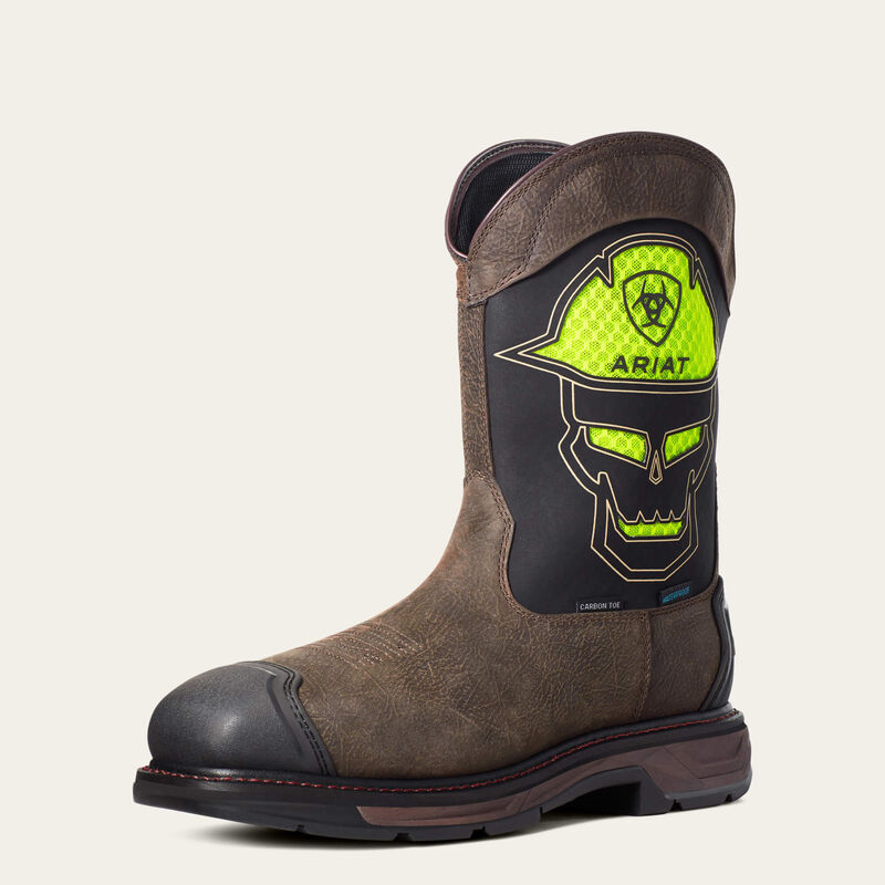 WorkHog XT VentTEK Bold Waterproof Carbon Toe Work Boot - Durable Safety Shoes for Construction, Warehouse & Outdoor Work - Slip Resistant & Comfortable for Men