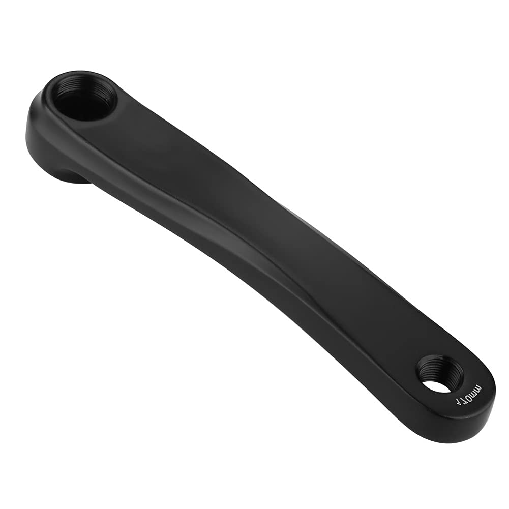 Aluminum Alloy Bike Crank Arm 170mm - Left Side Replacement Part for Mountain/Road Bikes (Black, Diamond Hole) | Durable & Lightweight Cycling Component for Bike Repair & Maintenance | Perfect for Commuting, Trail Riding & Fitness Cycling