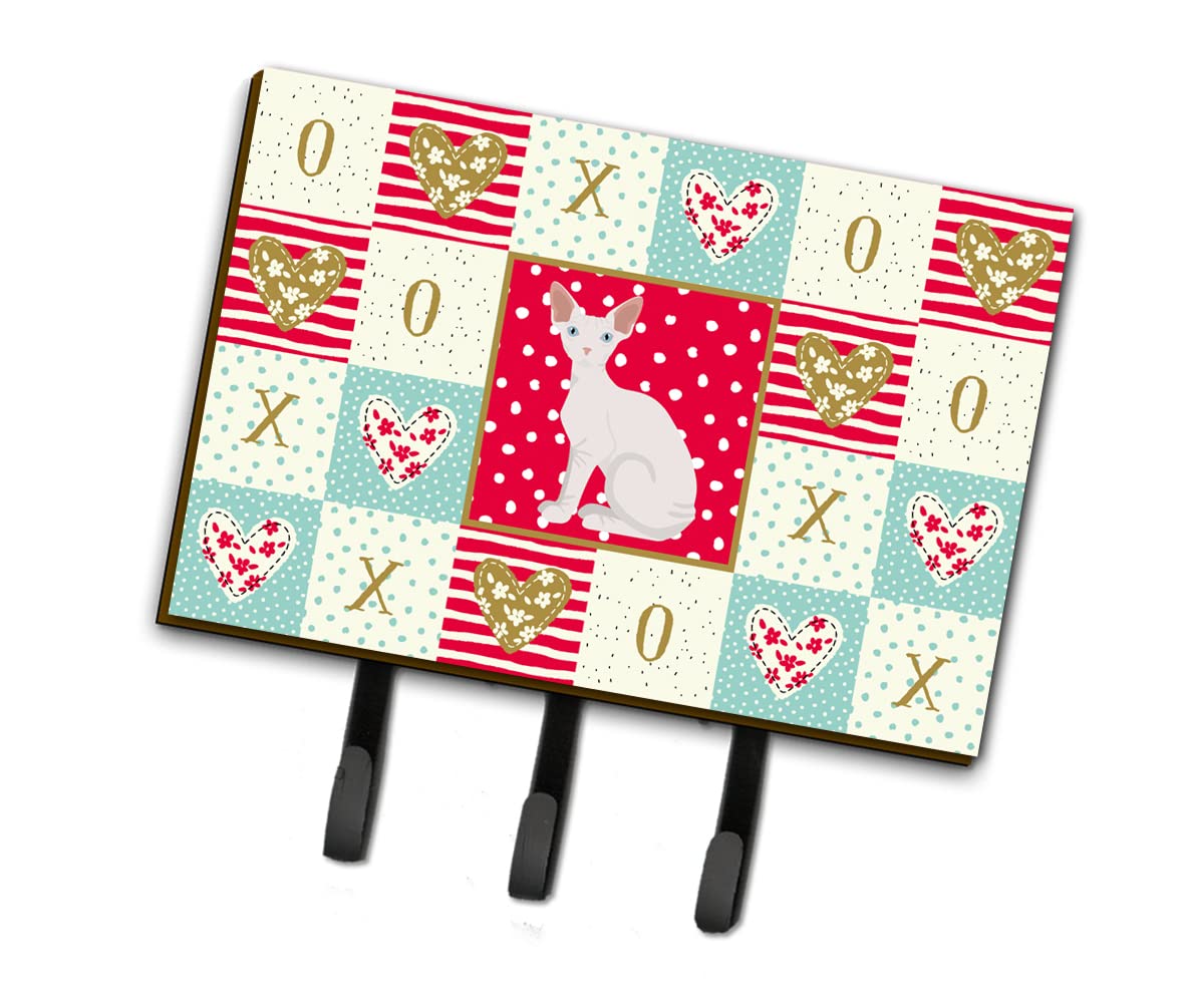 Caroline's Treasures CK5794TH68 Sphynx Cat Wall Hook - Decorative Key Holder, Coat Rack & Leash Organizer for Home Entryway, Kitchen, Bathroom | Perfect for Hanging Keys, Towels, Aprons & Pet Leashes