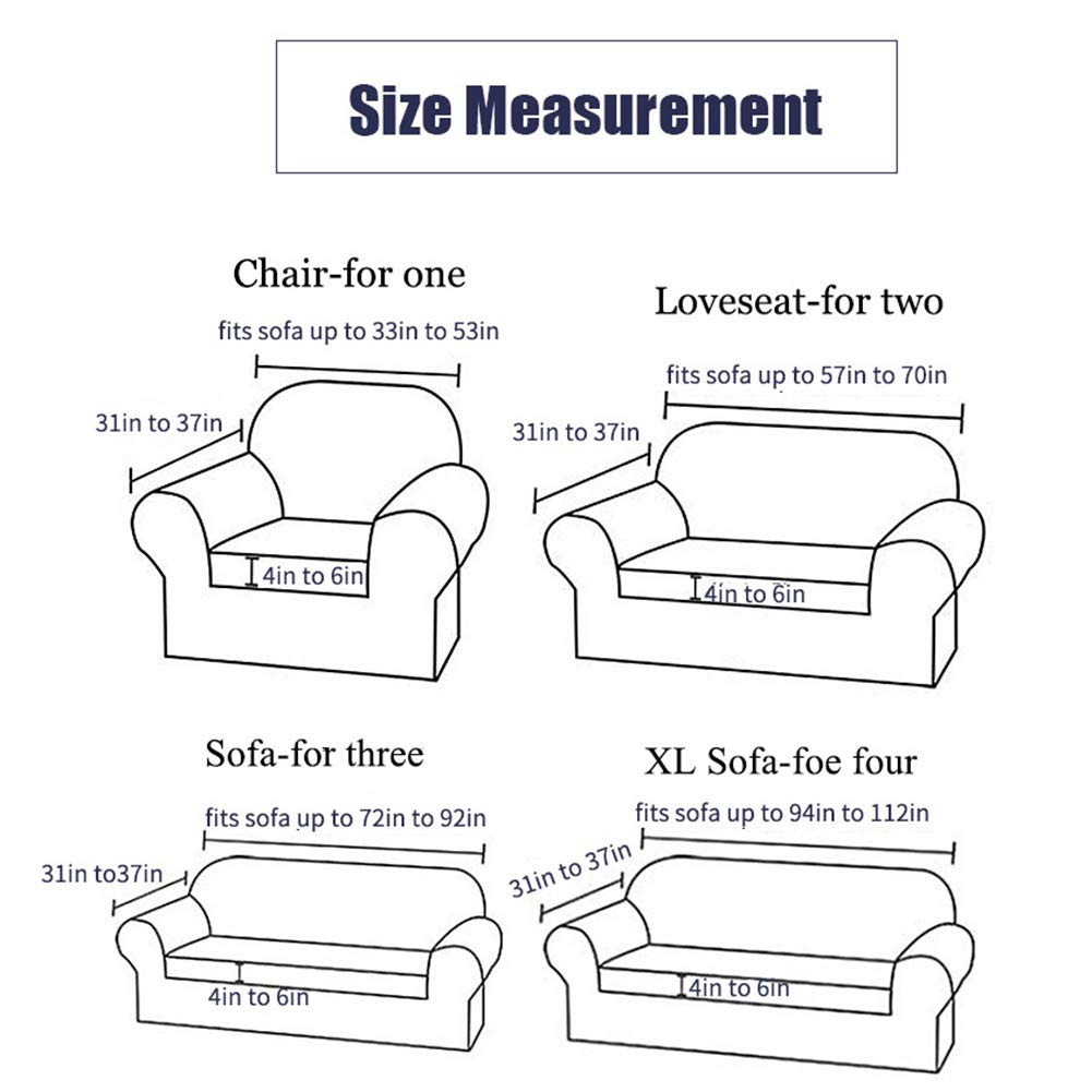 L-Shaped Plush Sectional Sofa Cover - Solid Color Furniture Protector for Pets & Leather Couches (Gray, Fits 3-Seat Sofas 190-230cm) - Perfect for Living Room, Family Room & Pet-Friendly Homes