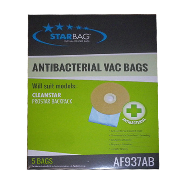 Starbag AF937AB Vacuum Cleaner Bags - Compatible with [Brand/Model] - 10 Pack - HEPA Filtration for Dust & Allergens - Perfect for Home Cleaning & Pet Hair Removal