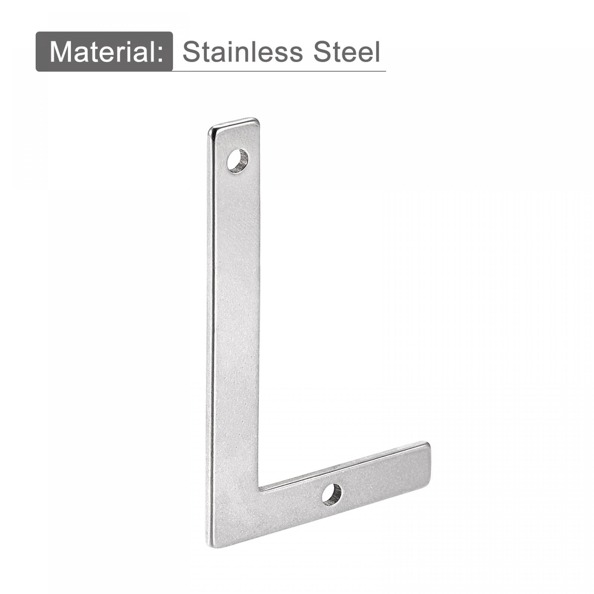 uxcell 2.76 Inch Stainless Steel Letter L - Polished Mailbox, Hotel & Door Address Sign for Home & Business (Perfect for Address Marking, House Numbering & Property Identification)