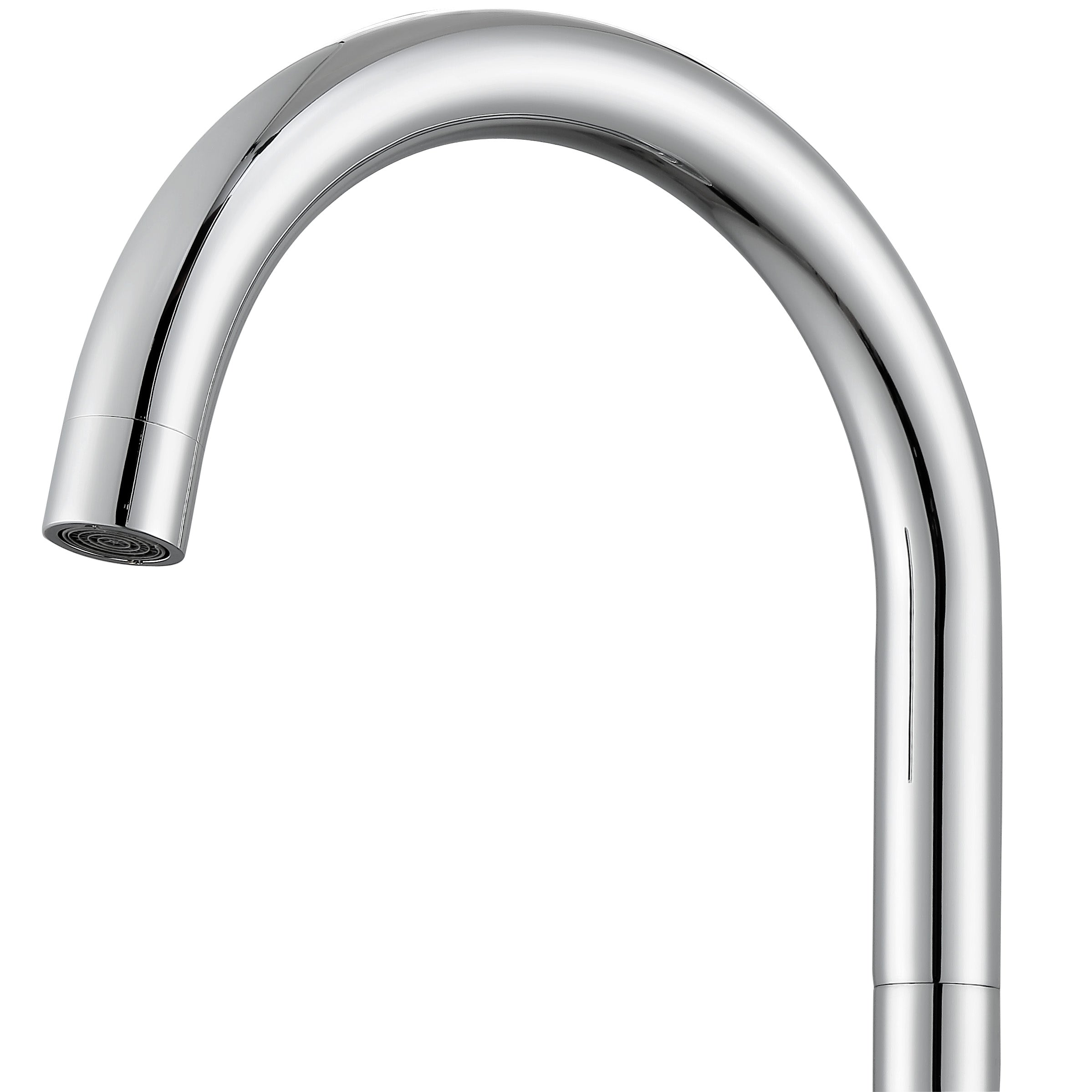 Chrome Ava Two Handle Roman Tub Faucet - Classic Bathroom Fixture for Freestanding Tubs & Luxury Spa Retreats