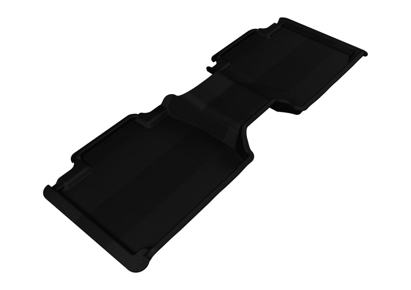 3D MAXpider Custom Fit All-Weather Floor Mats for 2005-2011 Toyota Tacoma Access Cab | Kagu 2nd Row Black Car Mats | Durable, Non-Slip Protection for Trucks & Off-Road Adventures