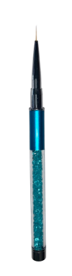 Premium Aqua Short Design Lining Brush - Professional Watercolor & Acrylic Painting Tool for Artists - Perfect for Canvas, Paper & Fabric Painting