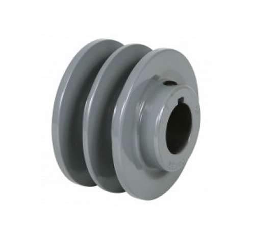 VXB Brand 2AK-20 Cast Iron V-Belt Pulley - 2 Grooves, 2