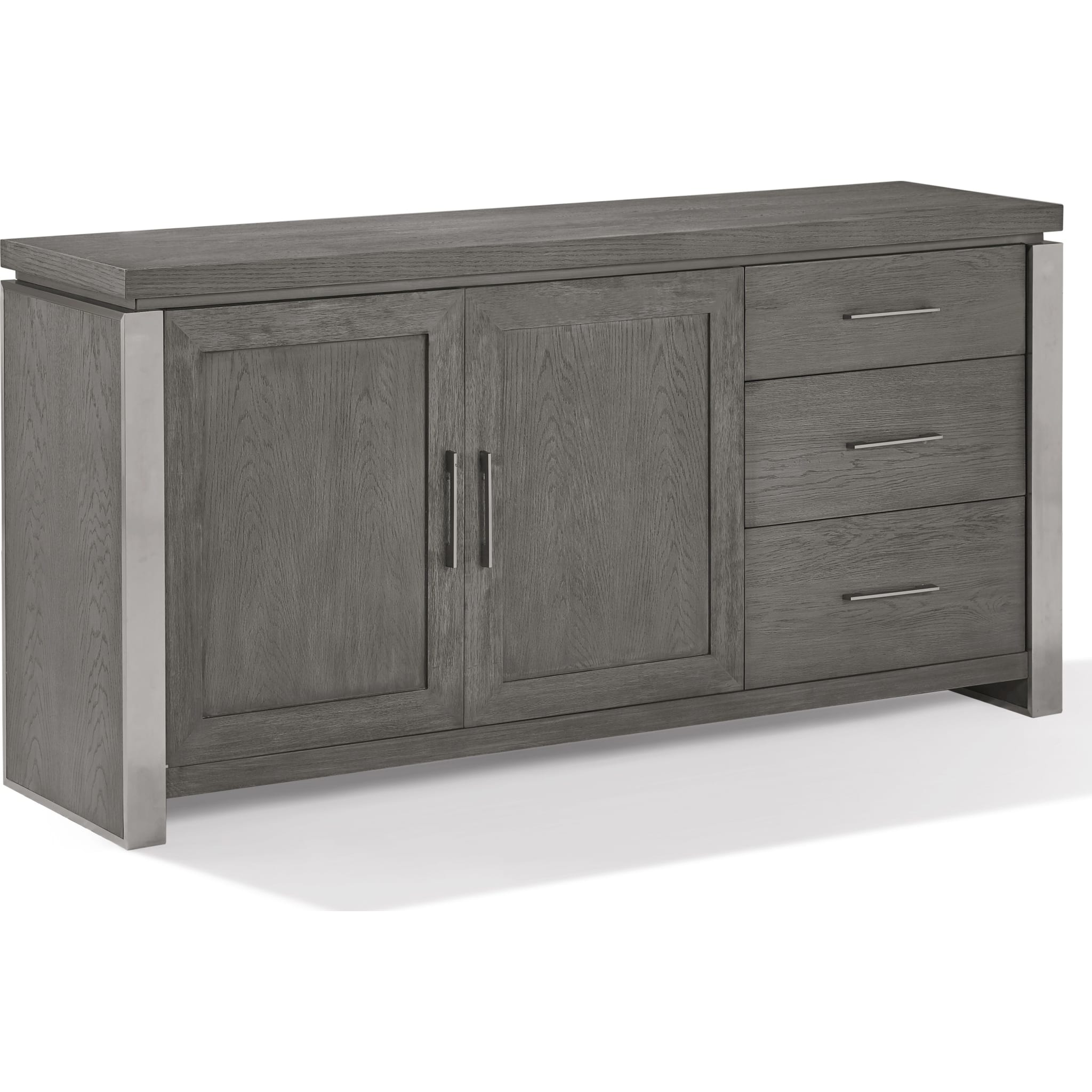 Modern Thunder Grey Sideboard - Stylish Storage Cabinet for Living Room, Dining Room & Entryway | Durable & Versatile Home Furniture