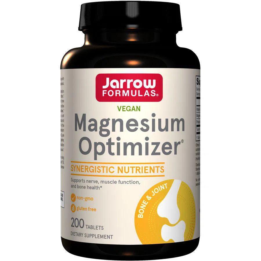 Jarrow Formulas Magnesium Optimizer Supplement - Supports Muscle Relaxation, Sleep & Heart Health - Vegan Capsules for Stress Relief & Energy Boost - Ideal for Athletes & Active Lifestyles