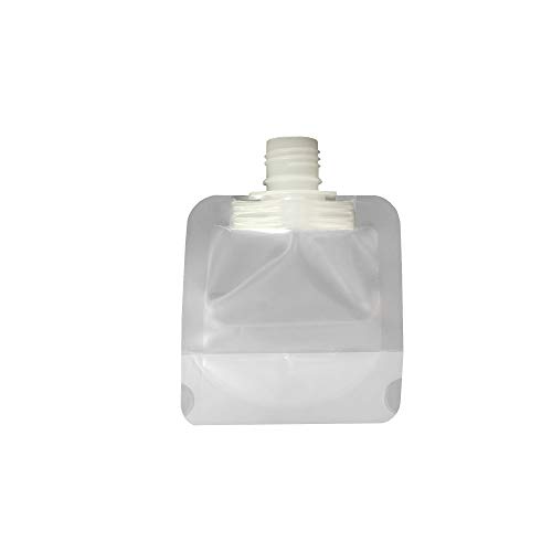 QQ Studio 1oz (8cm x 8.5cm) Clear Plastic Bottle with Flip Top Cap - Perfect for Hand Sanitizer, Lotion & Travel-Size Toiletries - Ideal for DIY, Refills, Salon & On-the-Go Use