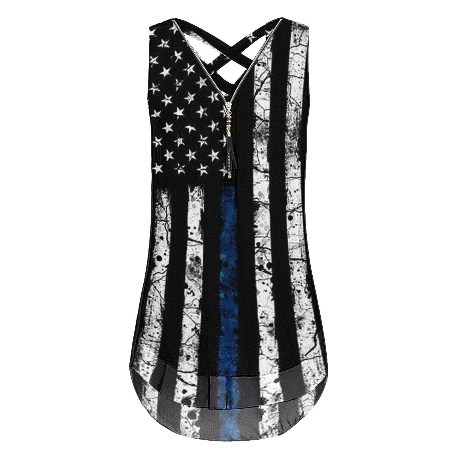 Women's Summer V-Neck Sleeveless Tank Tops - Basic Casual T-Shirts with Side Split for Women | Perfect for Beach, Gym, Yoga & Everyday Wear