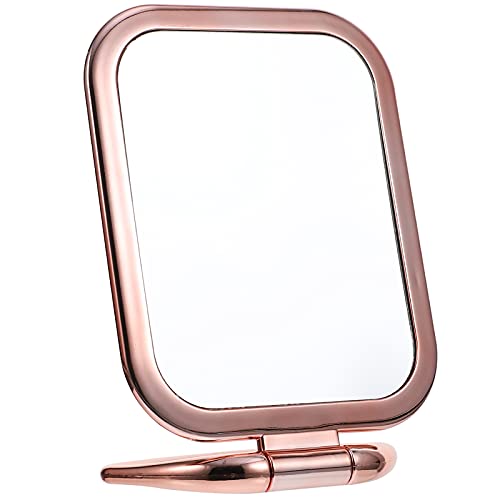 Double Sided Makeup Mirror with Lights - 10X Magnifying Vanity Mirror, Adjustable Folding Tabletop Mirror for Women & Girls | Perfect for Home, Salon, Travel & Gift Giving
