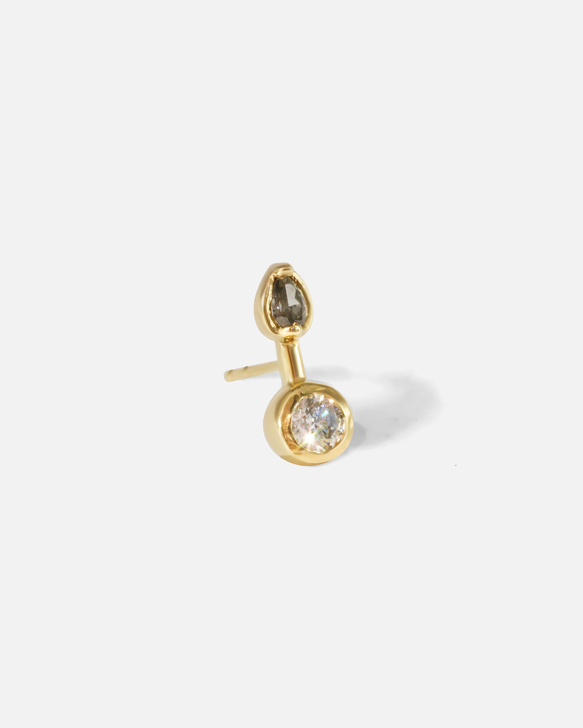 Canis Minor Diamond Stud II Earrings - 14K Gold Plated Cubic Zirconia Studs for Women | Perfect for Everyday Wear, Parties & Special Occasions