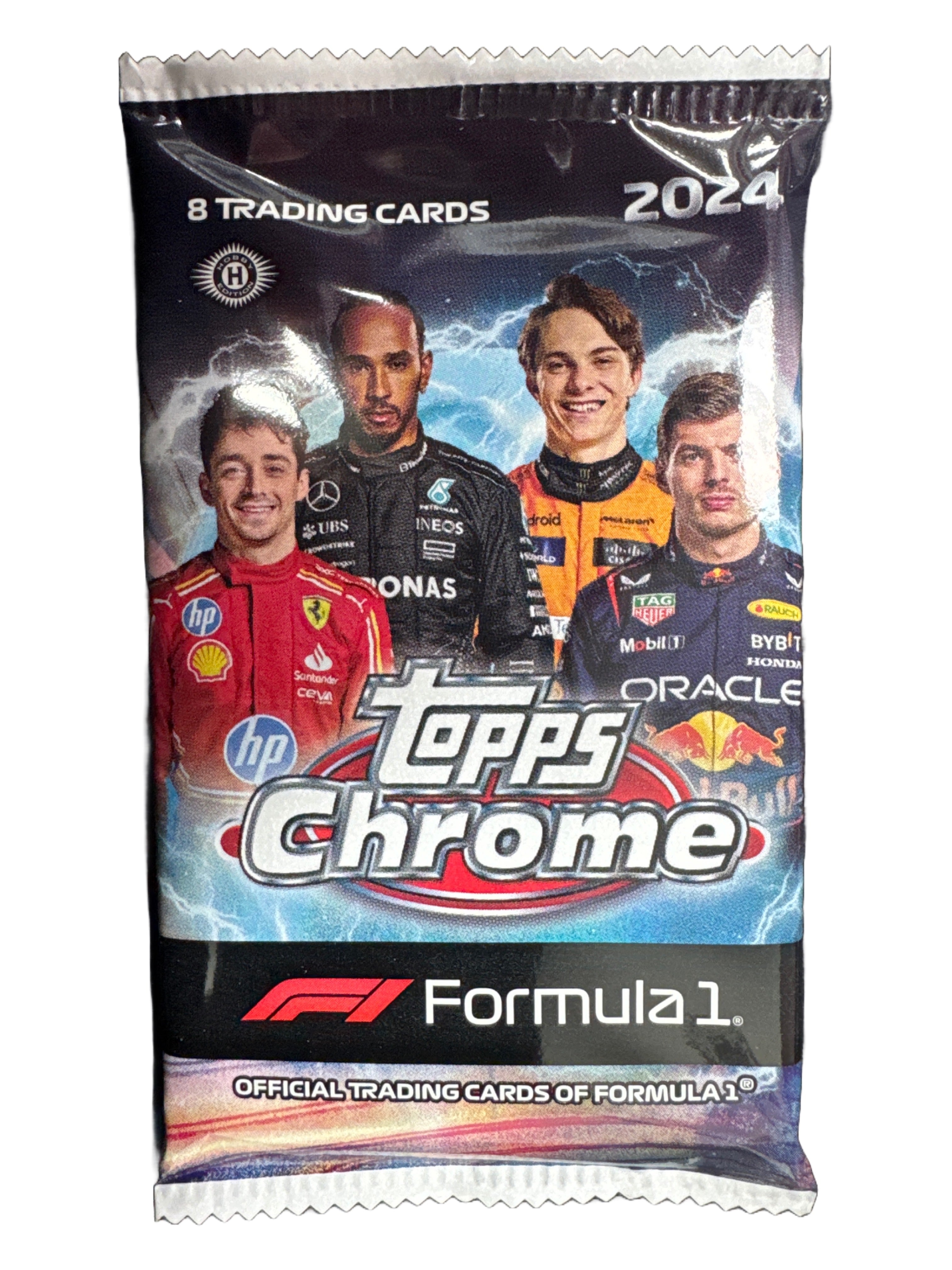 2024 Topps Chrome Formula 1 Trading Cards - Single Pack | Collectible F1 Racing Cards for Sports Fans & Memorabilia Collectors | Perfect for Gifts, Display, and Trading
