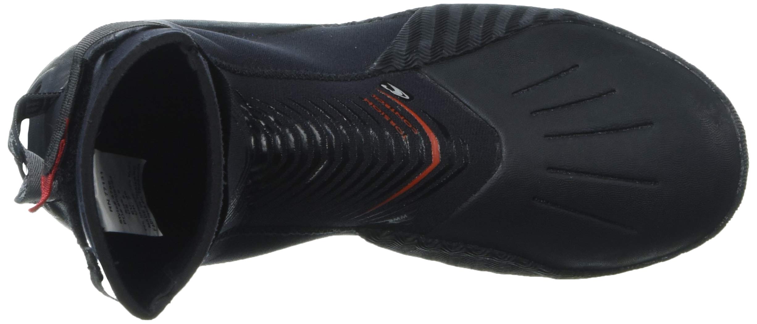 O'Neill Heat 3mm Neoprene Round Toe Booties for Women & Men - Warm Water Shoes for Surfing, Diving, Snorkeling & Beach Activities