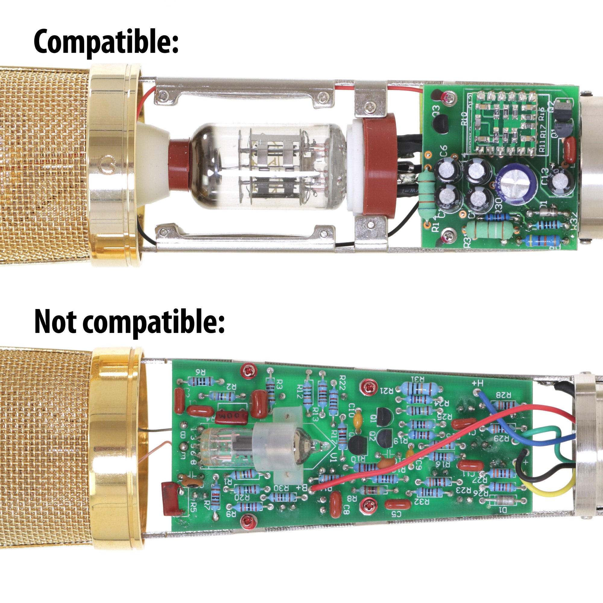 V69 FET Microphone Upgrade Kit - Professional Studio Recording, Podcasting & Voiceover Equipment for Clear Audio Quality