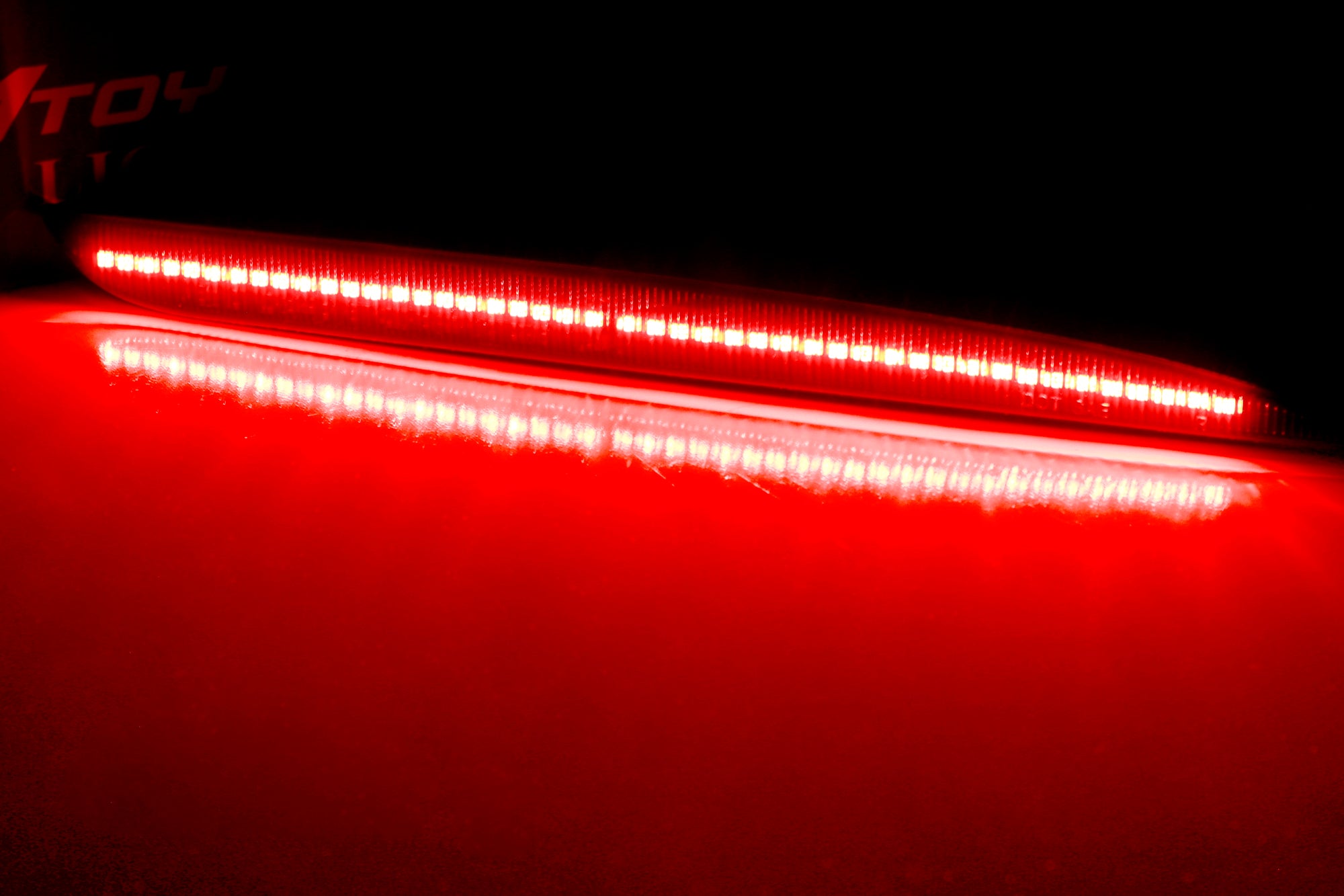 Dark OE Red Lens Full LED Rear Bumper Reflector Lights for 2015-2023 Chrysler 300 - Upgrade Your Car's Safety & Style at Night Driving