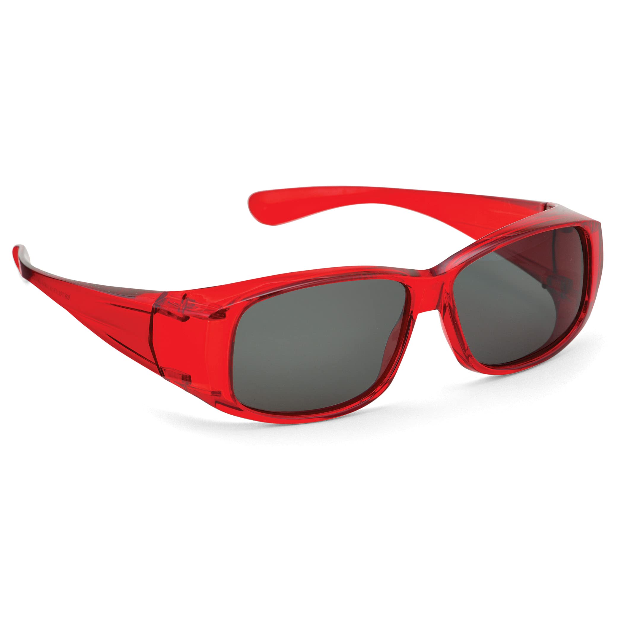 Polarized Fit Over Sunglasses for Men & Women - Black UV Protection for Driving, Fishing & Outdoor Activities