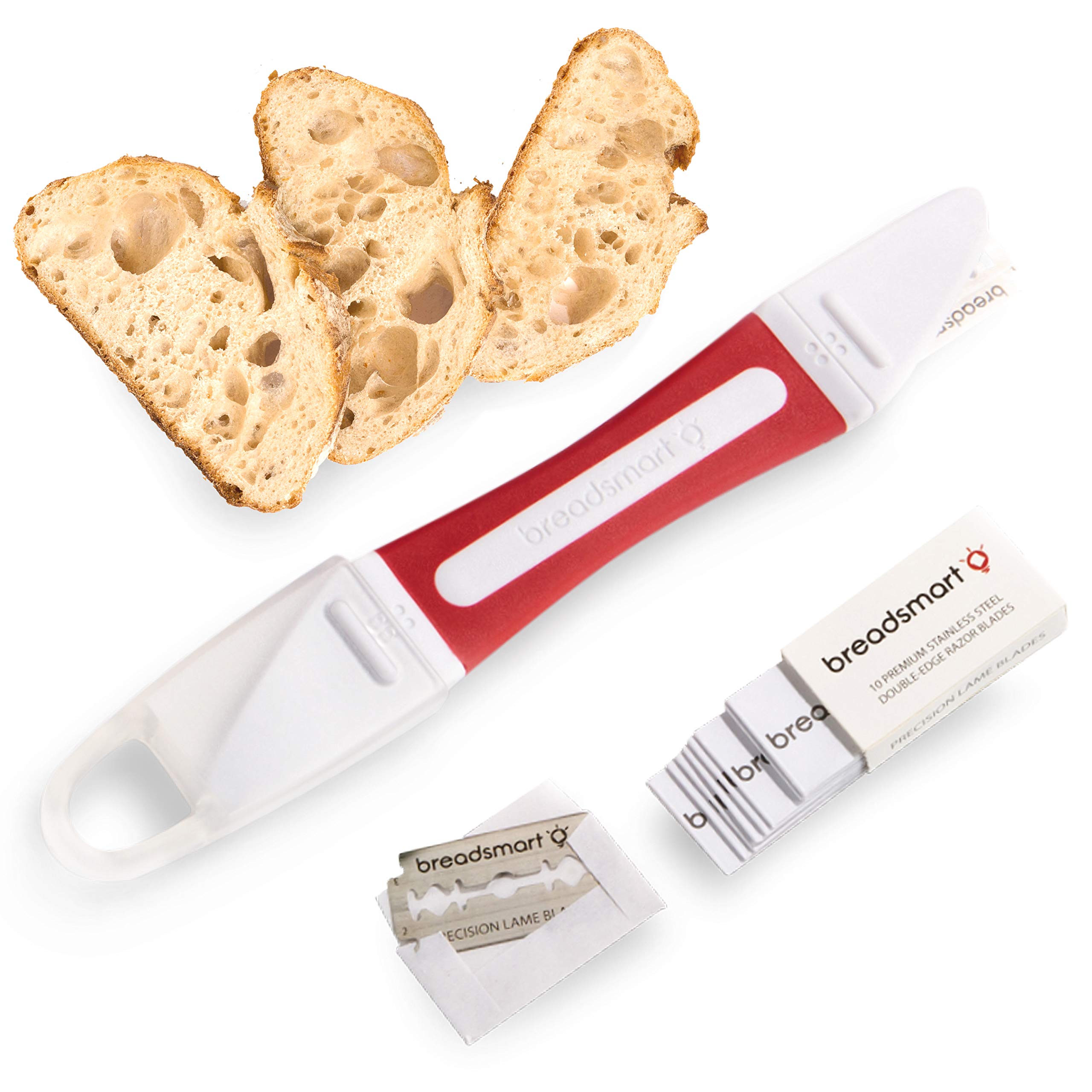 Premium Bread Lame Set - 10 Stainless Steel Blades for Professional Bread Scoring - Essential Dough Scorer Tool for Sourdough, Baguettes & Artisan Bread Baking - Perfect for Home Bakers & Professional Kitchens