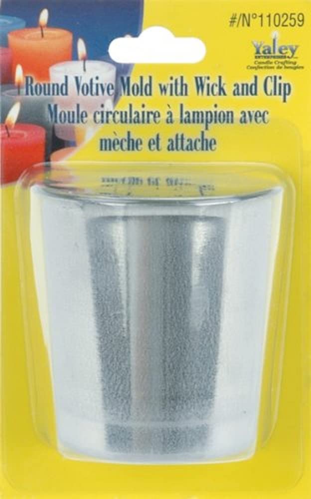 Yaley Enterprises Metal Votive Candle Mold for DIY Candle Making - Perfect for Home Decor, Wedding Centerpieces & Holiday Crafts