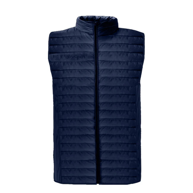Givova Men's Sleeveless Jacket - Lightweight Mesh Athletic Vest for Running, Gym & Outdoor Sports - Navy Blue Performance Wear